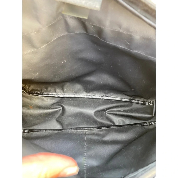 Longchamp black canvas crossbody vintage - Picture 6 of 11